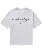 American Eagle Mens AE Boxy Oversized Logo Graphic Short Sleeve T-Shirt