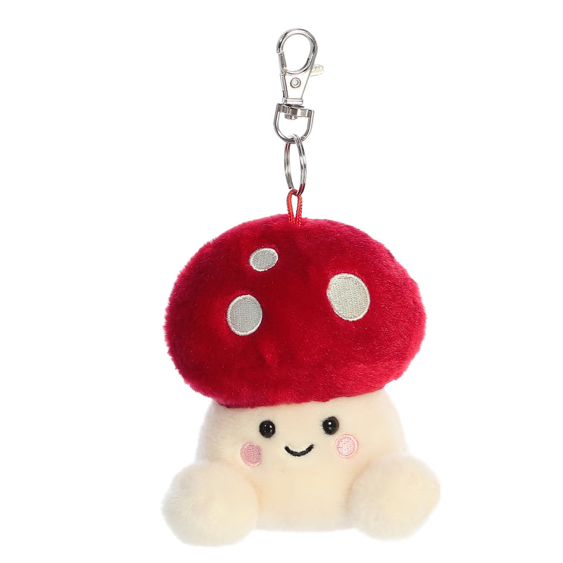 Aurora 4" Amanita Mushroom Clip-On Keychain