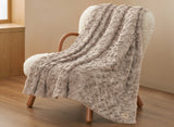 UGG Adalee Faux Rabbit Fur Throw Blanket - Oyster