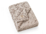 UGG Adalee Faux Rabbit Fur Throw Blanket - Oyster