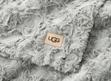 UGG Adalee Faux Rabbit Fur Throw Blanket - Seal