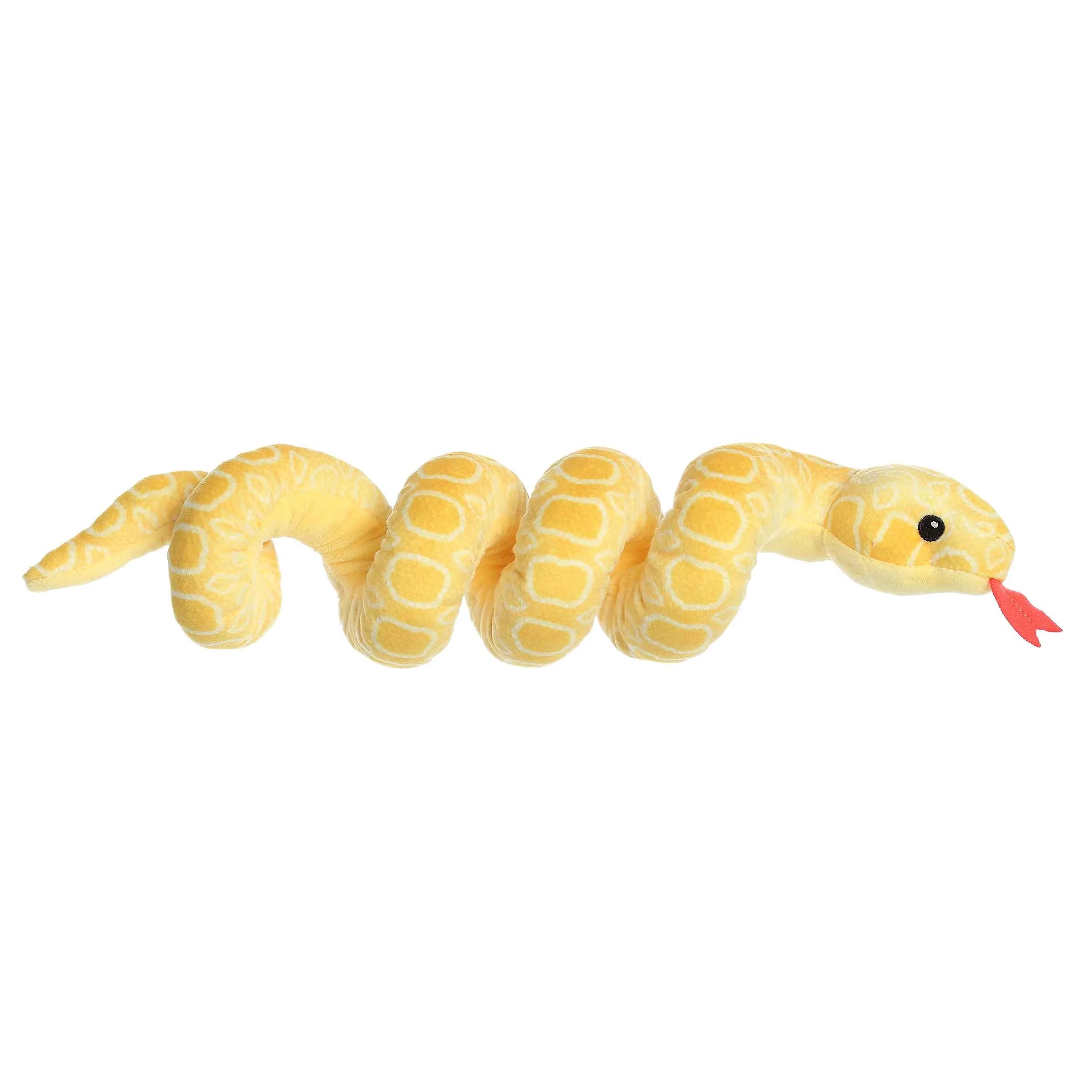 Aurora Snake Wrist Wranglers Albino Burmese Python Plush Toy