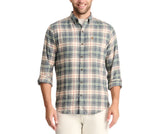 IZOD Mens Stratton Plaid Button Down Long Sleeve Shirt