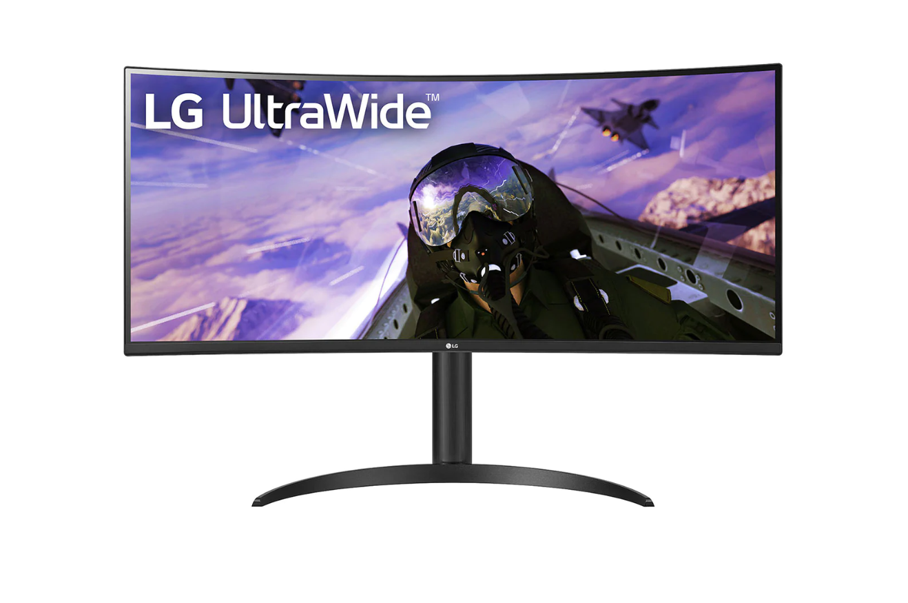 LG 34” Curved UltraWide QHD HDR FreeSync Premium Monitor with 160Hz Refresh Rate