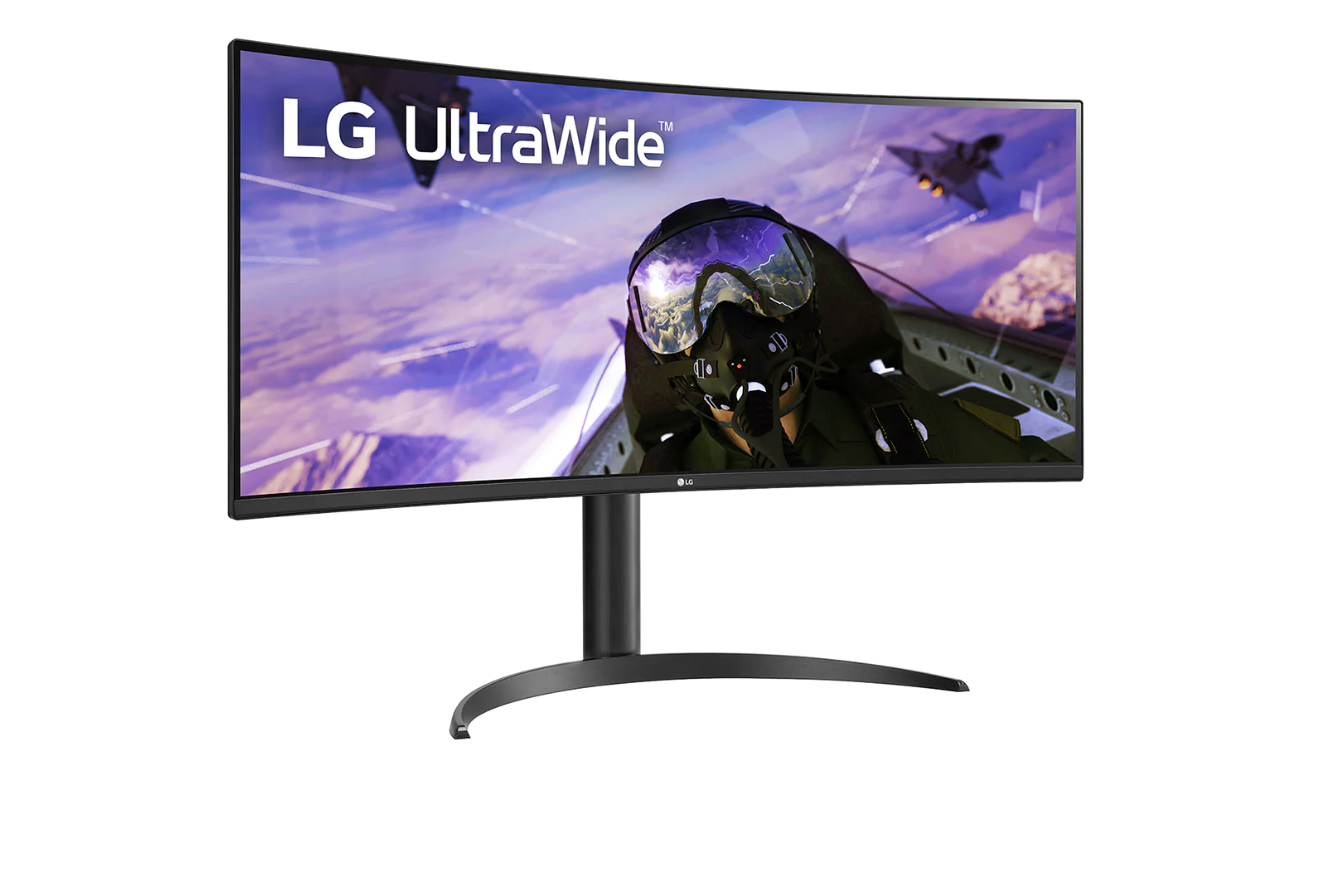 LG 34” Curved UltraWide QHD HDR FreeSync Premium Monitor with 160Hz Refresh Rate