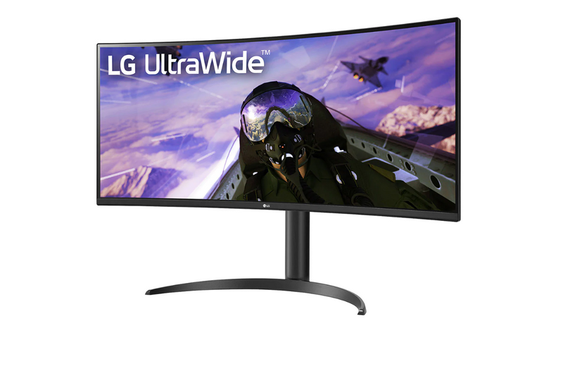 LG 34” Curved UltraWide QHD HDR FreeSync Premium Monitor with 160Hz Refresh Rate