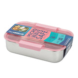 Smash 3 Compartment Stainless Steel Bento Box with Lid - 1.3 L