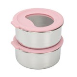 Smash Stainless Steel Snack Pot with Glass Lid - 6.8 oz.