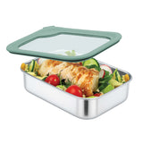 Smash 1 Compartment Bento Box with Glass Lid - 44 oz.