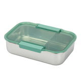 Smash 3 Compartment Stainless Steel Bento Box with Lid - 1.3 L