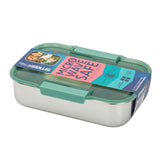 Smash 3 Compartment Stainless Steel Bento Box with Lid - 1.3 L