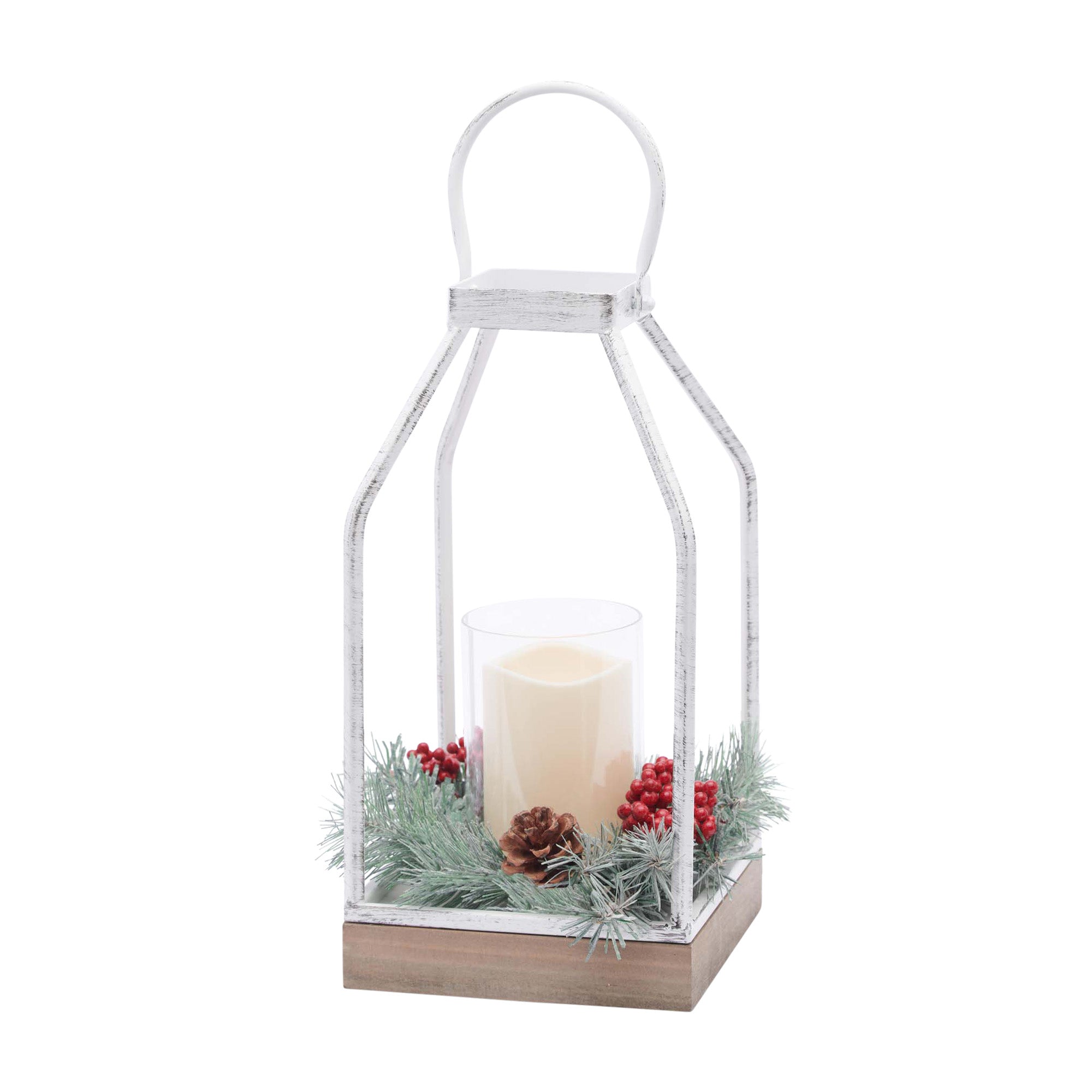 Studio 66 Holly Berry Lantern Decor