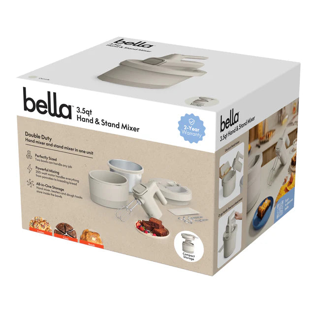 bella 3.5qt Hand & Stand Mixer