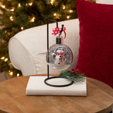 Studio 66 Snowy Daze Ornament & Stand Table Decor