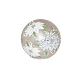 Studio 66 Frosted Poinsettia Orb