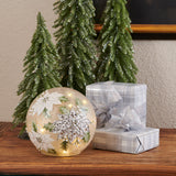 Studio 66 Frosted Poinsettia Orb