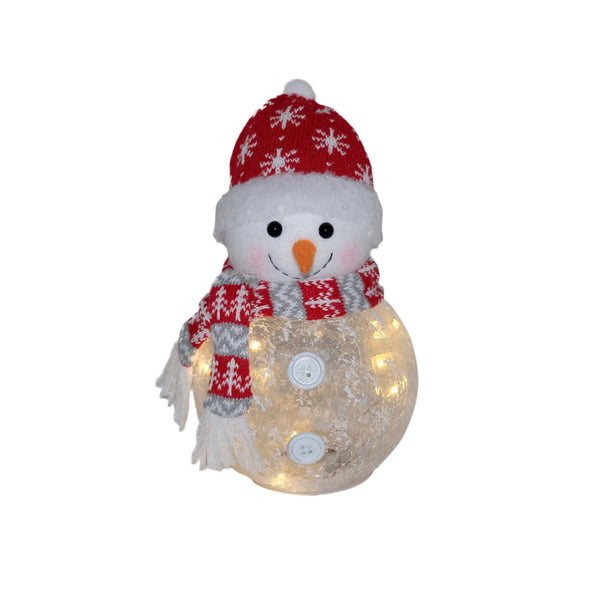 Studio 66 Chilly Snowman Plush Lighting Table Decor