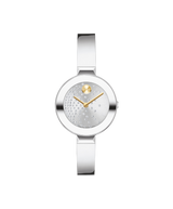 Movado Womens BOLD Bangle Silver Watch