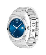 Movado Mens BOLD Quest Silver Watch