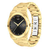 Movado Mens BOLD Quest Gold-Tone Watch