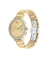 Movado Womens BOLD Evolution 2.0 Gold-Tone Watch