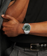 Movado Mens BOLD Verso S Silver Watch