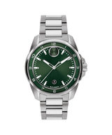 Movado Mens BOLD Verso S Silver Watch
