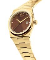Movado Mens BOLD Quest Gold-Tone Watch