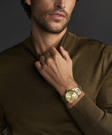 Movado Mens BOLD Verso Gold-Tone Watch