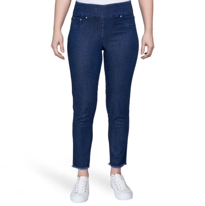 Ruby Rd Jeans Ruby Rd. Womens Denim-Like Twill Ankle Pants – ShopCGX