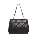 Anne Klein Triple Quilted Satchel Handbag