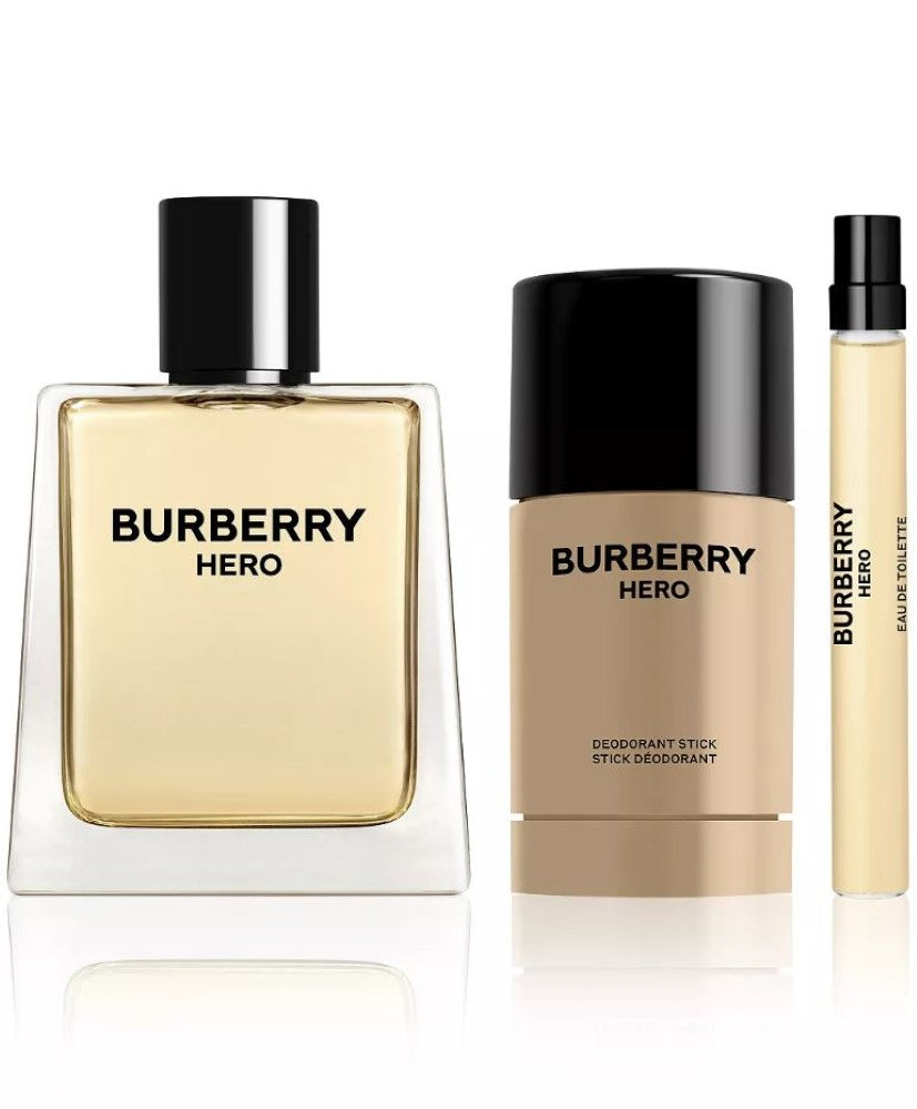 Burberry 3 Piece Hero Eau de Toilette Gift Set