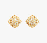 Kate Spade Spade Flower Lace Studs - Gold