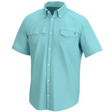 Huk Mens Tidepoint Short Sleeve Button Down Shirt