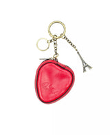Patricia Nash Strawberry Zip Around Leather Mini Handbag Charm
