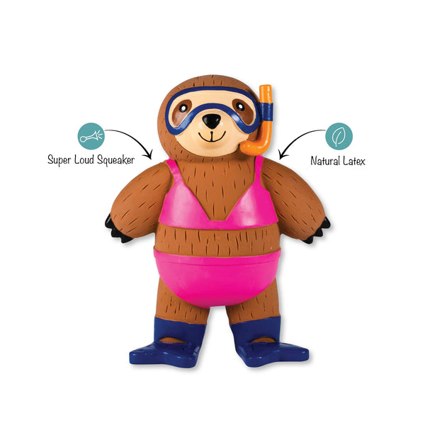 Petshop Eat, Sleep, Snorkel Latex Dog Toy