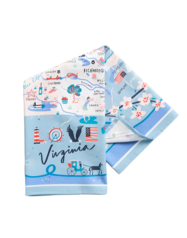 Spartina 449 LOVE Virginia Dish Towel