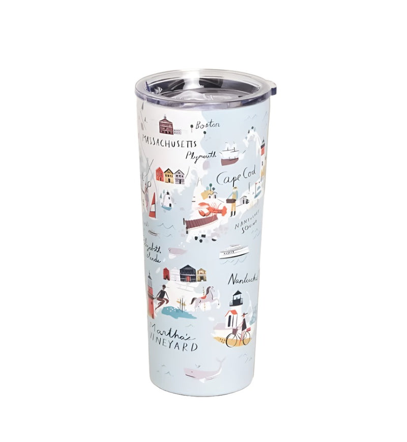 Spartina 449 Northeastern Harbors 22 oz. Stainless Steel Drink Tumbler