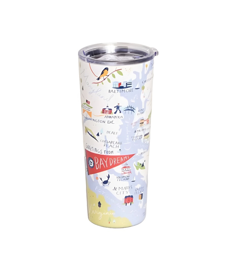 Spartina 449 Bay Dreams 22 oz. Stainless Steel Drink Tumbler