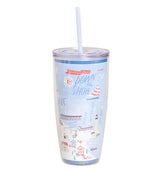 Spartina 449 Down the Shore 24 oz. Clear Drink Tumbler