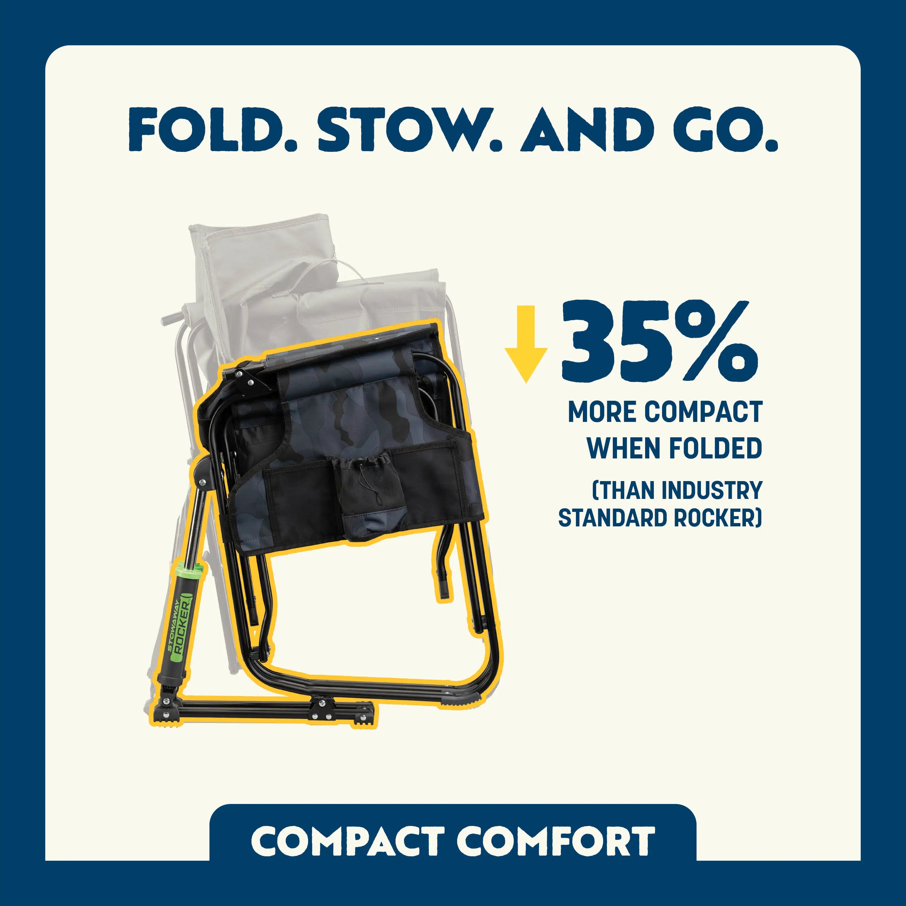 GCI Outdoor Stowaway Rocker Chair