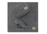UGG Raegan Velour Travel 3-Piece Set - Charcoal