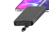 Phonesuit Journey Novo Cabled Battery Pack - LCD Display - 10,000mAh