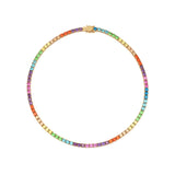 Kurt Geiger Jewel Rainbow Tennis Necklace
