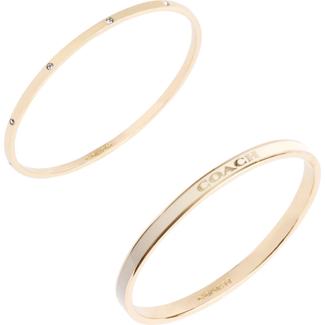 Coach Signature Duo Bangle Boxed Gift Set