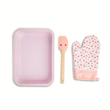 Core Kitchen 3-Piece Valentine Cake Pan Set