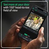 Blink Video Doorbell System Gen 2 Black - Head-to-toe HD view