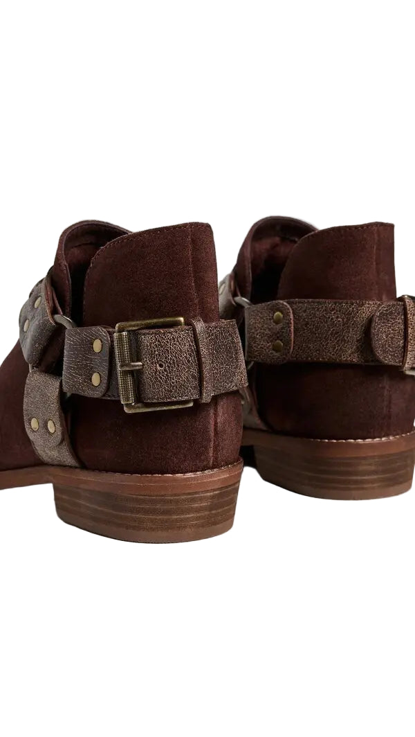 Free People Womens Belle Harness Boots