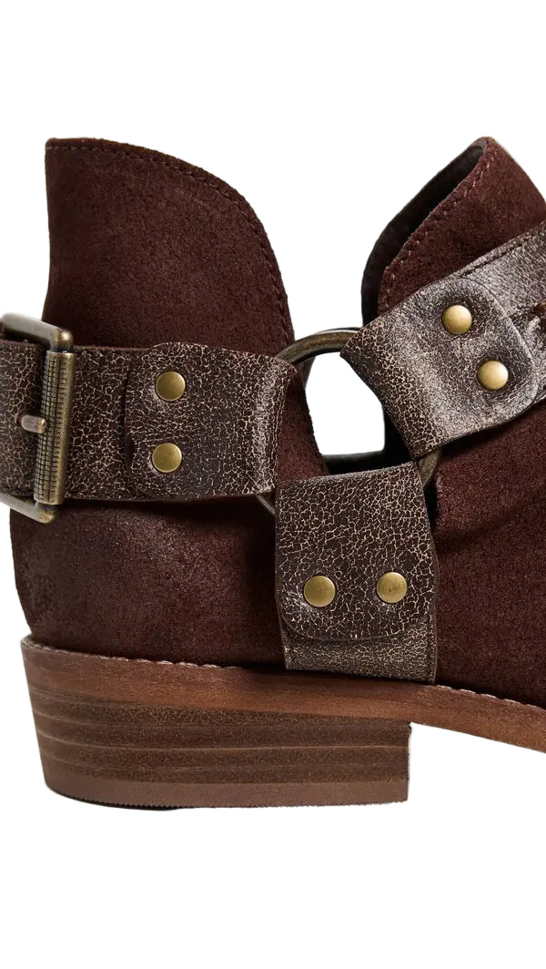 Free People Womens Belle Harness Boots