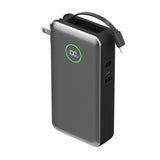 Phonesuit Journey AC PRO All In One Portable Battery Pack - USB C Cable - LCD - 20,000mAh